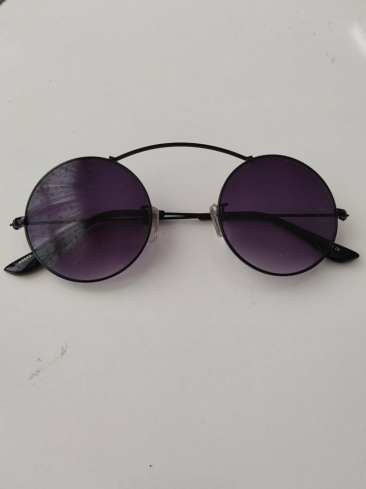 siyah Yuvarlak Kadın Gözlüğü - Görsel 2