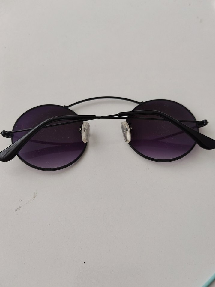 siyah Yuvarlak Kadın Gözlüğü - Görsel 3