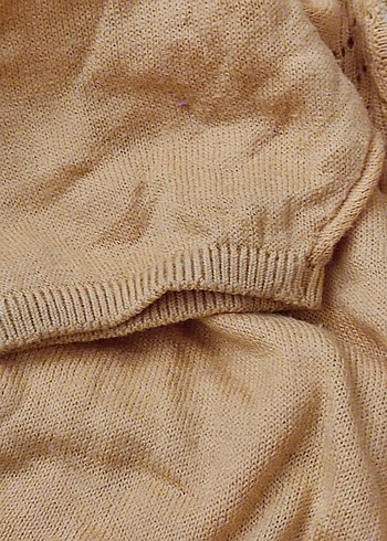Bej Örgü çocuk  Hırka Midi Boy - Görsel 4