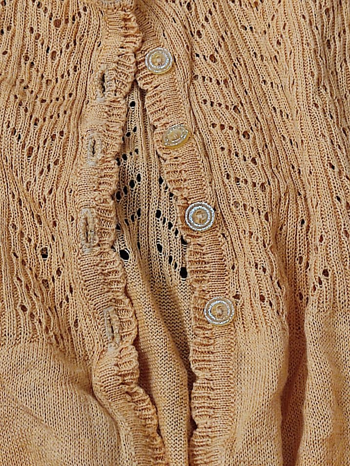 Bej Örgü çocuk  Hırka Midi Boy - Görsel 2