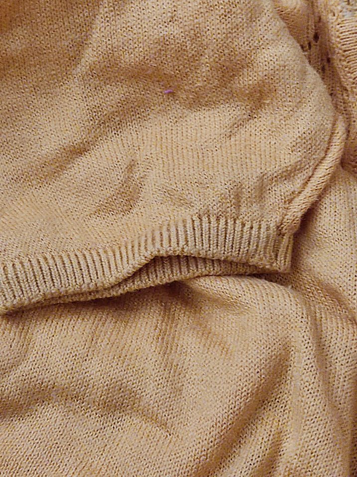 Bej Örgü çocuk  Hırka Midi Boy - Görsel 4