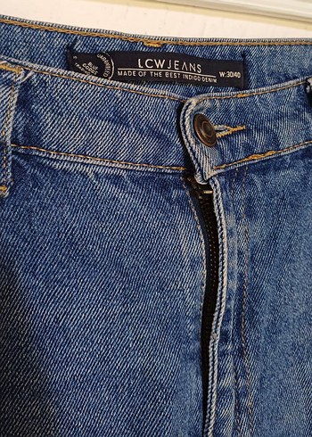 LCWJEANS Mavi Fit Midi Kot Pantolon