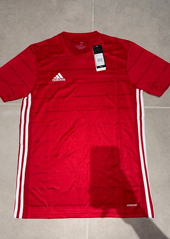 Orjinal Adidas Kırmızı Erkek Kısa Kollu Forma