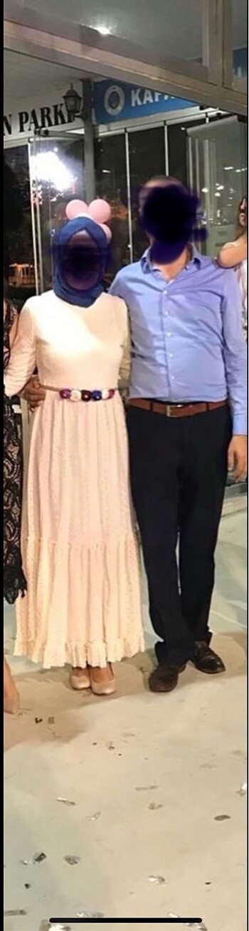 40 Beden Dantel Abiye Elbise