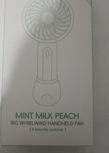 Mavi Taşınabilir Mini Vantilatör - Görsel 4