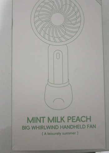 Mavi Taşınabilir Mini Vantilatör - Görsel 3