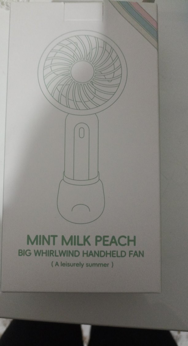 Mavi Taşınabilir Mini Vantilatör - Görsel 4