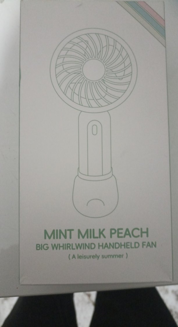 Mavi Taşınabilir Mini Vantilatör - Görsel 3