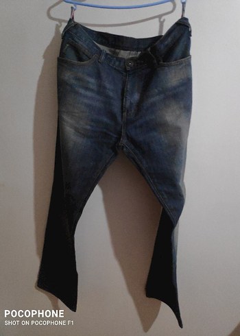 Erkek Mavi Kot Pantolon Regular Fit - Görsel 6