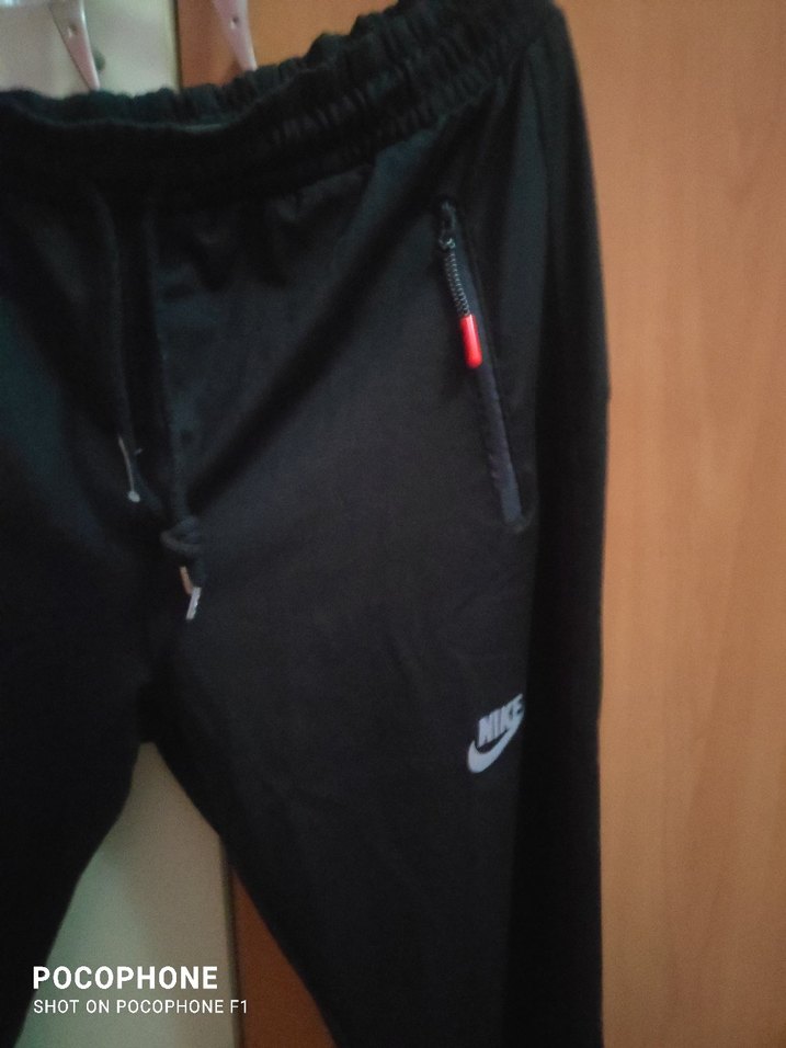 Siyah Fermuarlı Erkek Spor Eşofman Altı - Görsel 3