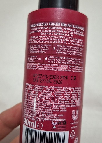 Elidor Isı ile Aktifleşen Keratin Bakım Kürü - Görsel 2