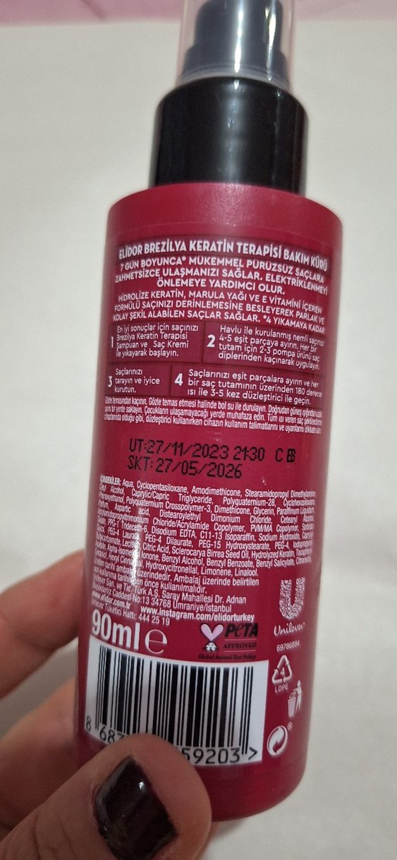 Elidor Isı ile Aktifleşen Keratin Bakım Kürü - Görsel 2