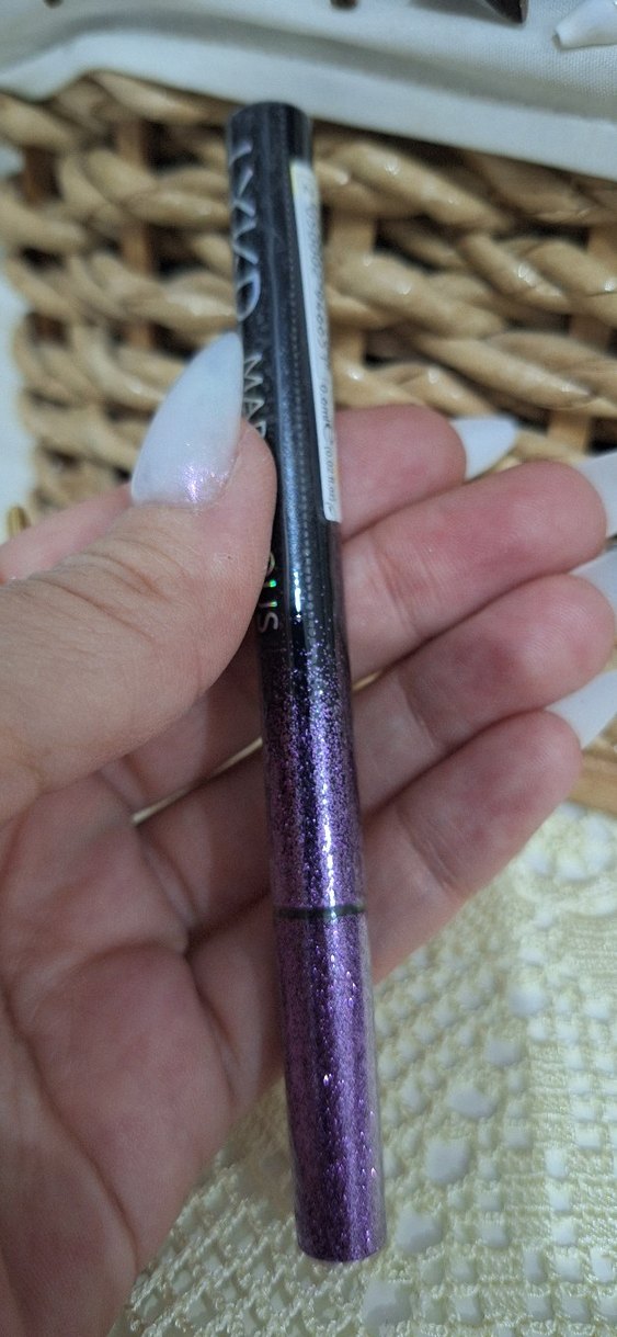 Koyu Mor Simli Eyeliner Kalemi - Görsel 2