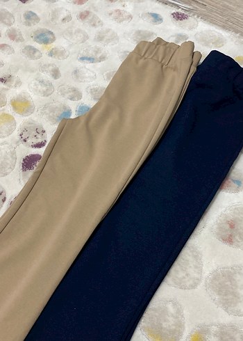 Bej Midi Kadın Kumaş Pantolon