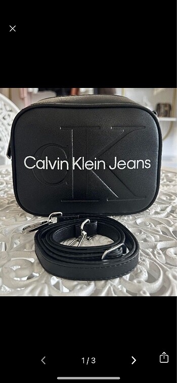 Yepyeni Sıfır Paketli Siyah Kadın Calvin Klein Çanta