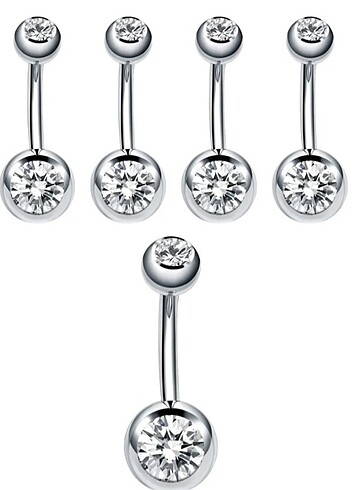Çelik Göbek piercing