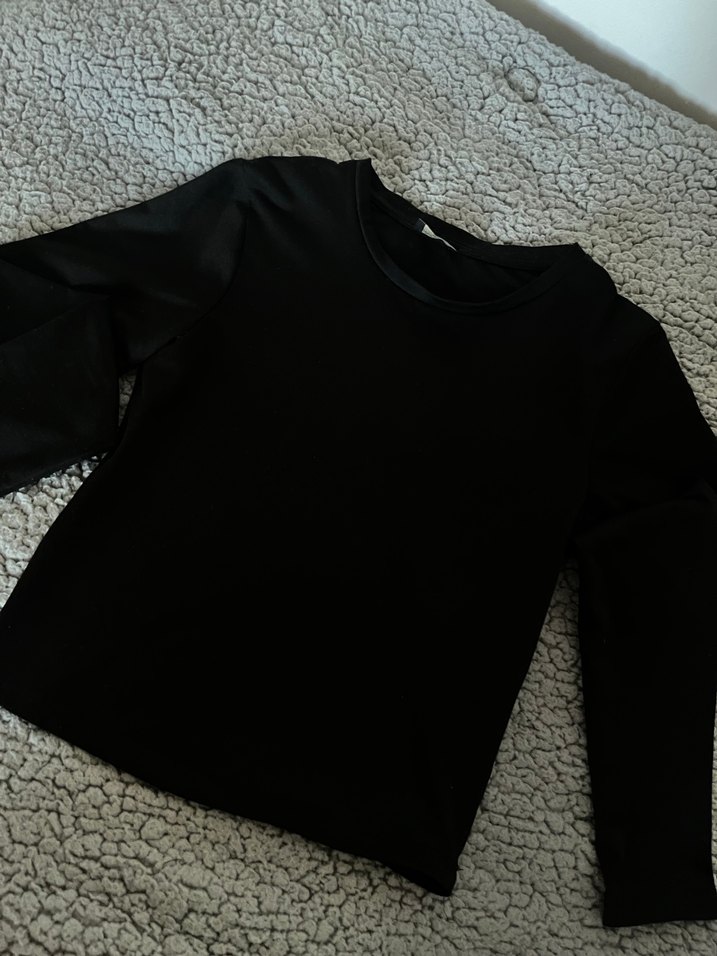 Siyah, uzun kollu, badi - Görsel 3