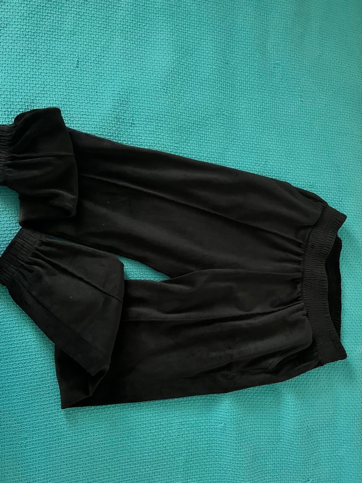 Siyah Kadın eşofman altı - Görsel 2