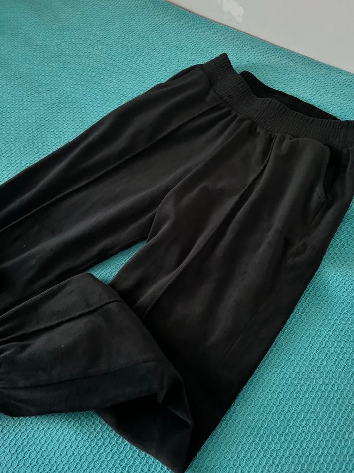 Siyah Kadın eşofman altı - Görsel 3