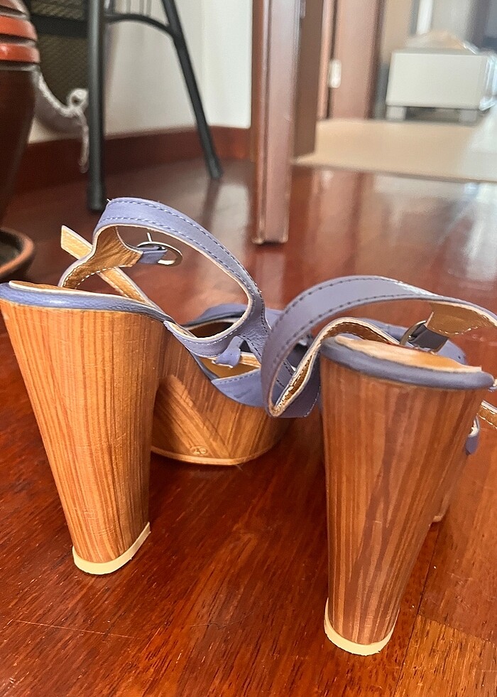 Elle Kalın topuklu sandalet - Görsel 4