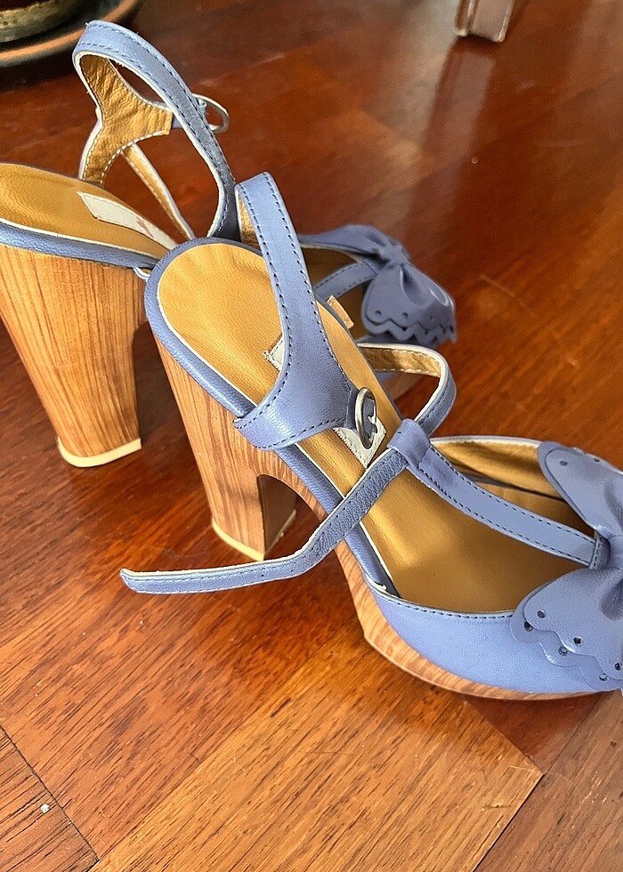 Elle Kalın topuklu sandalet - Görsel 3