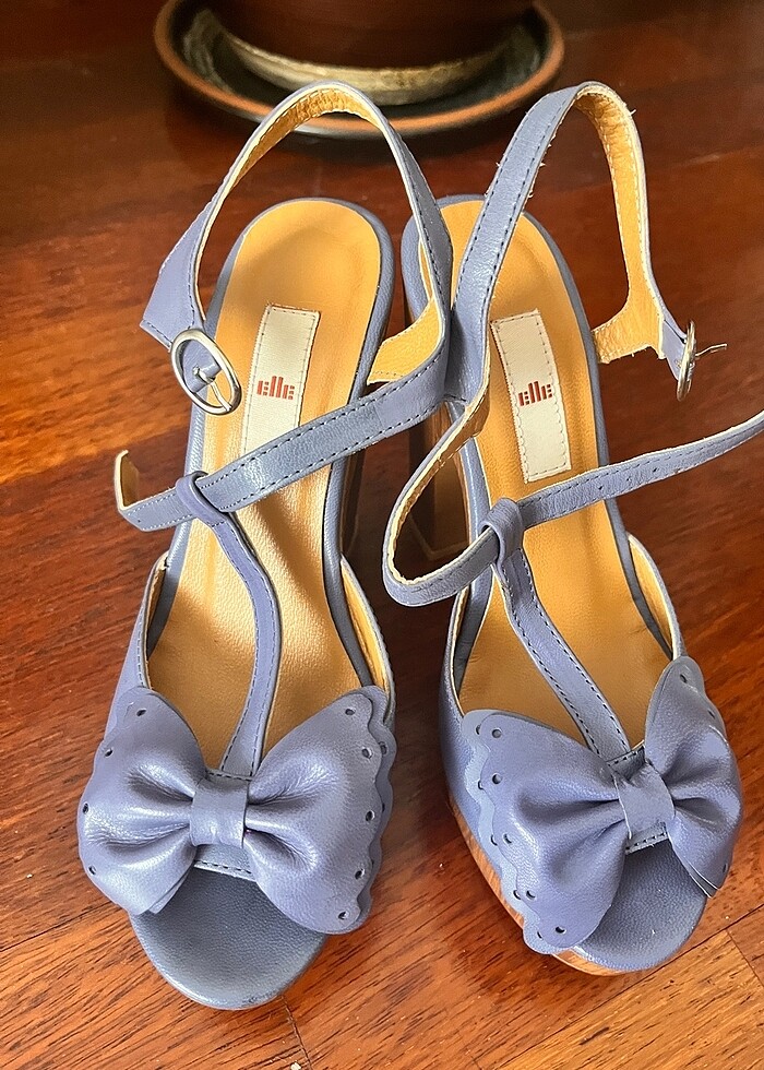 Elle Kalın topuklu sandalet - Görsel 2