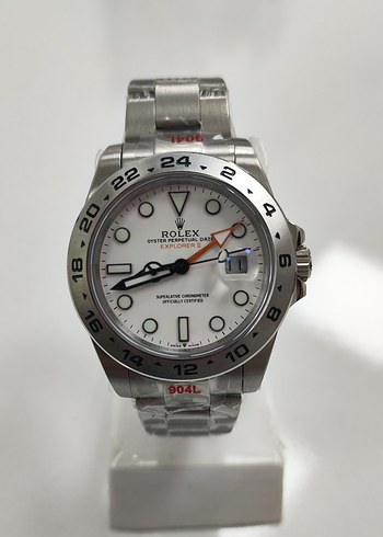 Rolex Erkek Klasik Beyaz Kol Saati