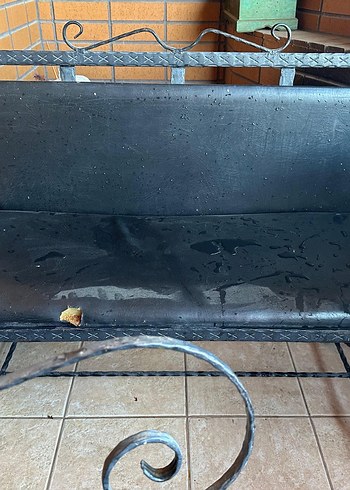 Vintage Demir Sandalye Takımı ve Masa Ayağı-Bahçeye Uygun - Görsel 5