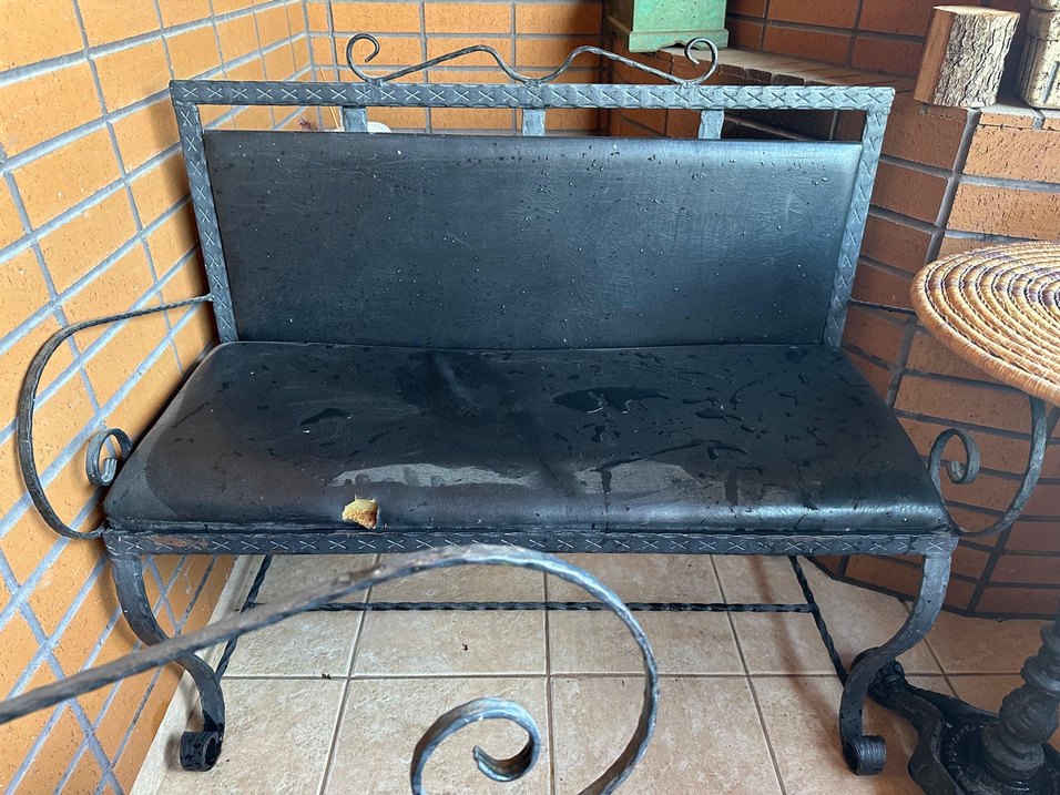 Vintage Demir Sandalye Takımı ve Masa Ayağı-Bahçeye Uygun - Görsel 5