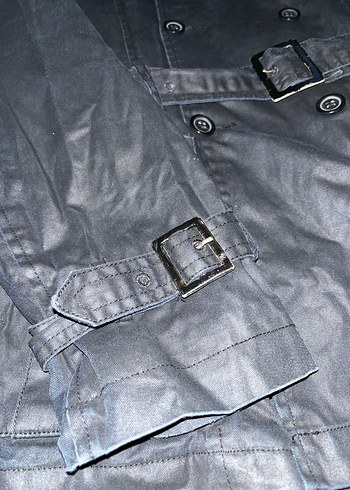 Siyah Trençkot - Görsel 4