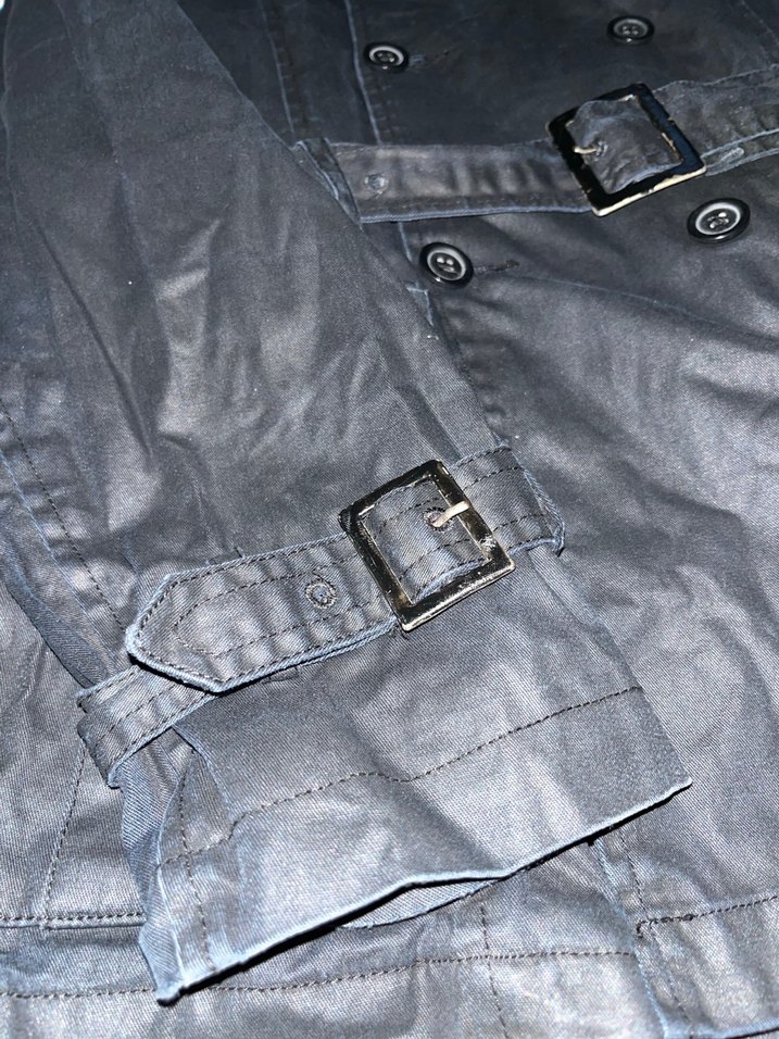 Siyah Trençkot - Görsel 4