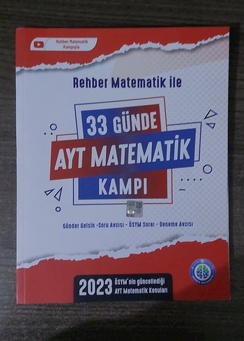 Rehber Matematik 33 Günde AYT Matematik Kampı