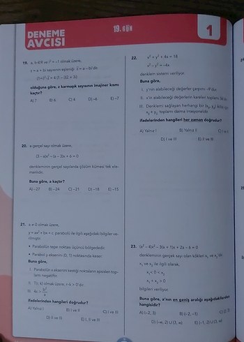 Rehber Matematik 33 Günde AYT Matematik Kampı