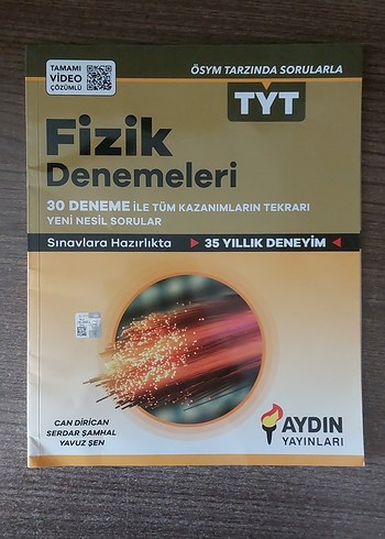 TYT Fizik Denemeleri - Aydın Yayınları