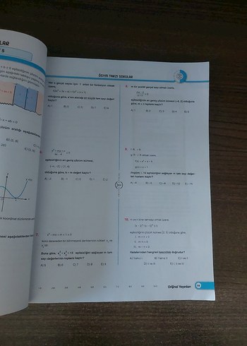 Orijinal AYT Matematik Soru Bankası