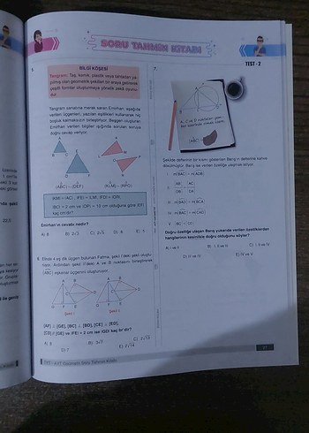 Benim Hocam TYT-AYT Geometri Soru Tahmin Kitabı