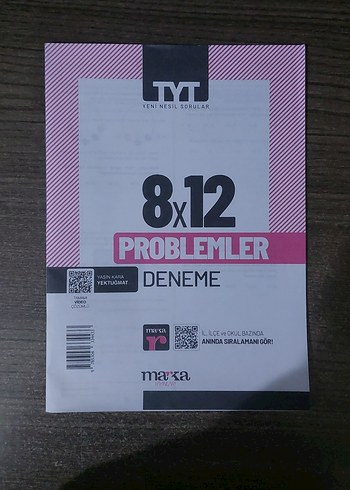 TYT Problemler Deneme
