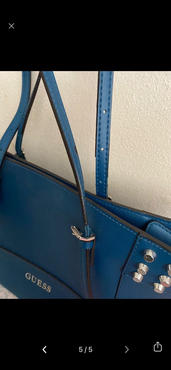 Guess marka mavi çanta - Görsel 4