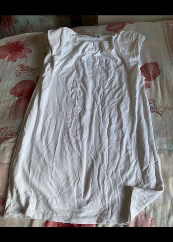 Zara vatkalı penye elbise - Görsel 3