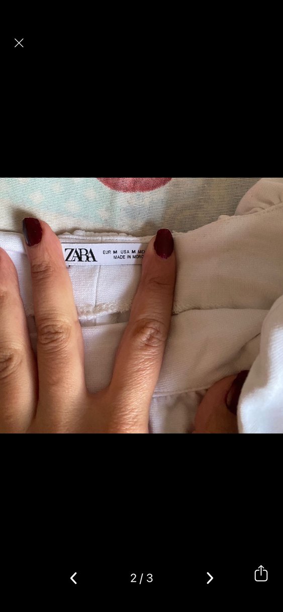 Zara vatkalı penye elbise - Görsel 2