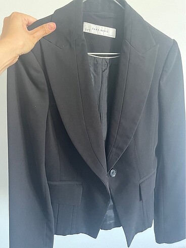 xs Beden siyah Renk Zara vintage blazer ceket