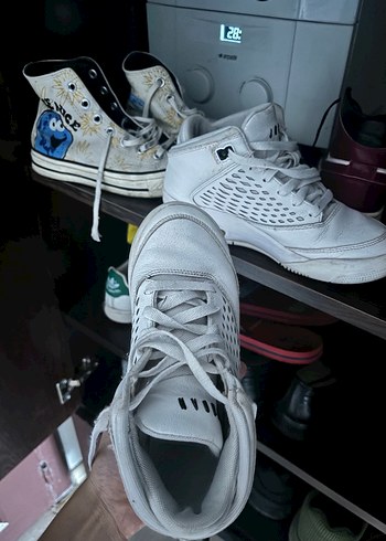 36,5 Beden beyaz Renk Air Jordan Flight Origin 4 spor ayakkabı