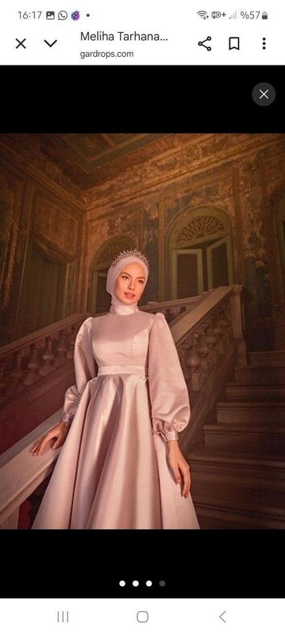 Meliha Tarhanacı valeria pudra abiye - Görsel 2