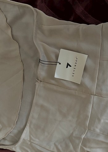 Krem degaje yaka Uzun Tulum - Görsel 4