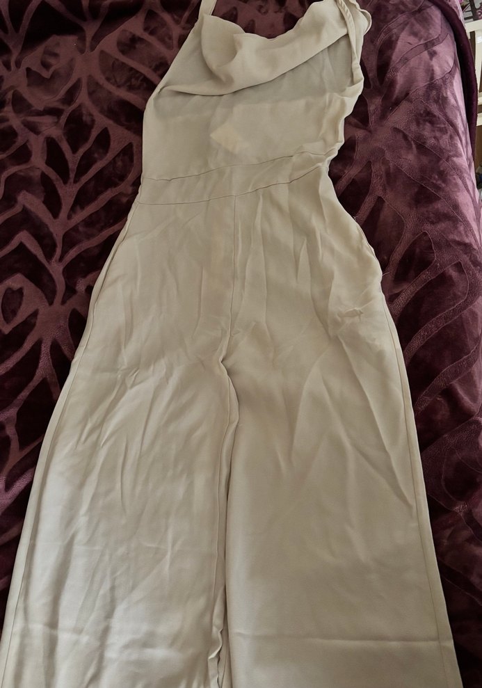 Krem degaje yaka Uzun Tulum - Görsel 2