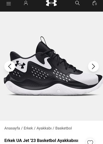 Under Armour Beyaz Gri Basketbol Ayakkabısı - Görsel 8