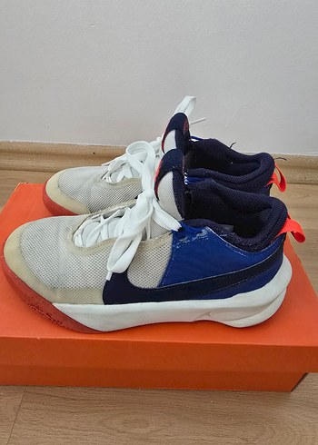 Nike Beyaz Basketbol Ayakkabısı Velcro Detaylı - Görsel 5