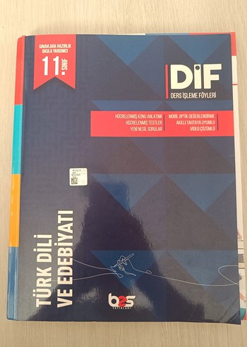 11. Sınıf Türk Dili ve Edebiyatı Dif Kitabı