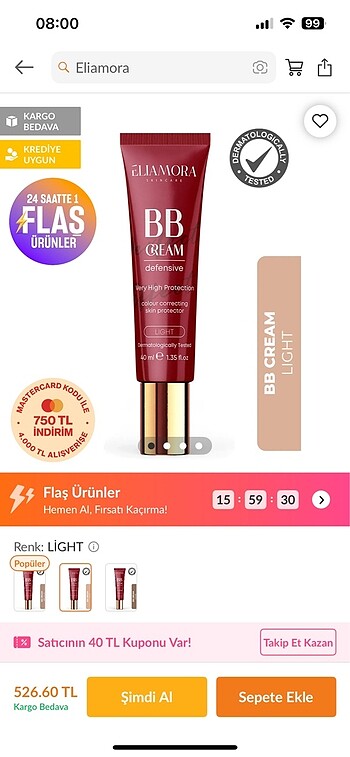 Eliamora bb krem light