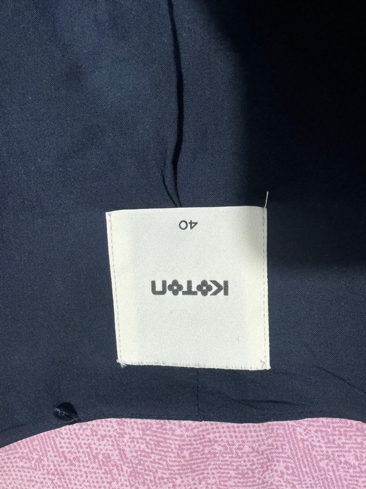 Düğmeli Lacivert Deri V Yaka Kadın Yelek - Görsel 2